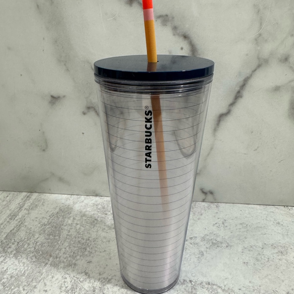 Starbucks Teacher Appreciation Paper Pencil Straw Tumbler